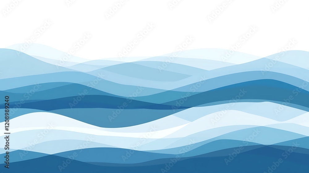 Abstract Blue Wave Pattern Background Design Abstract Blue Wave Pattern Background Design