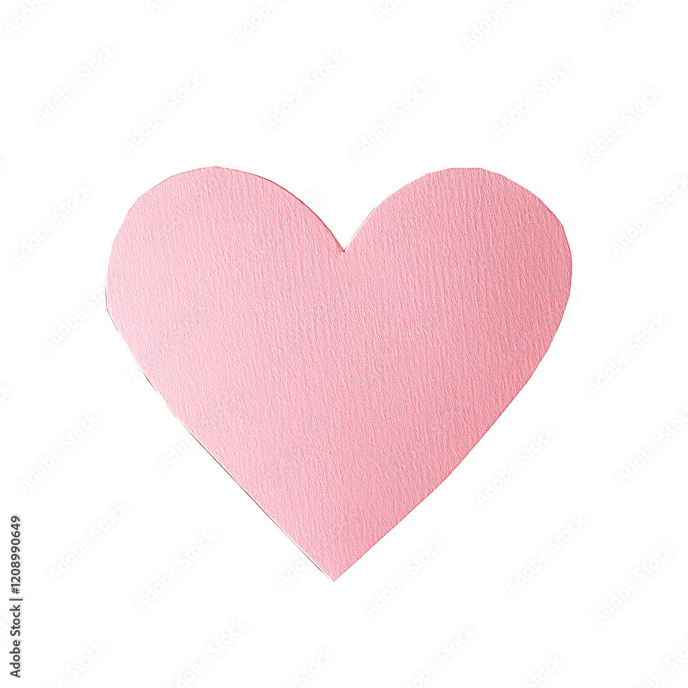 Pink paper heart isolated on a transparent background. Cute romantic decor for valentine's day, wedding, birthday. Pink paper heart isolated on a transparent background. Cute romantic decor for valentine's day, wedding, birthday.