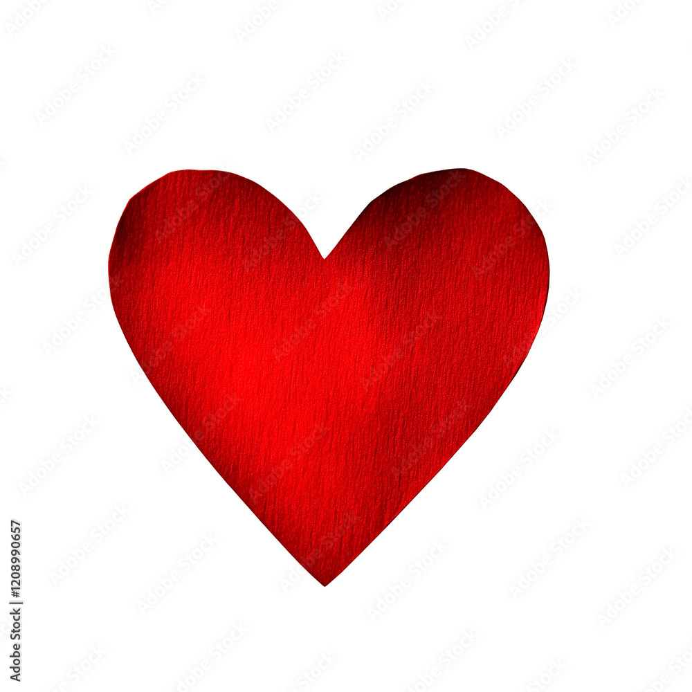 Red paper heart isolated on a transparent background. Cute romantic decor for valentine's day, wedding, birthday. Red paper heart isolated on a transparent background. Cute romantic decor for valentine's day, wedding, birthday.