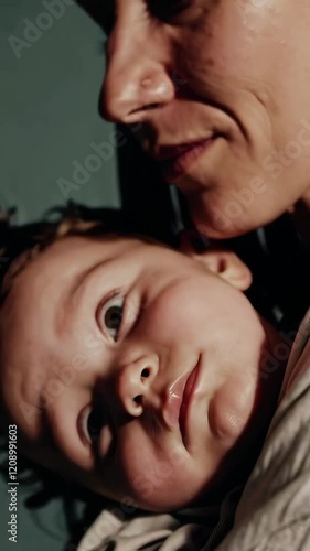 Embracing Moments of Love Footage Capturing Parent and Child Togetherness