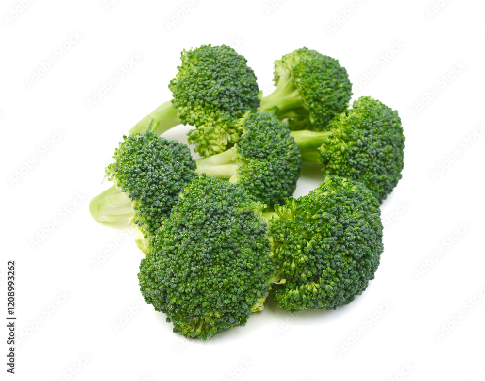 Fresh broccoli isolated on white background Fresh broccoli isolated on white background