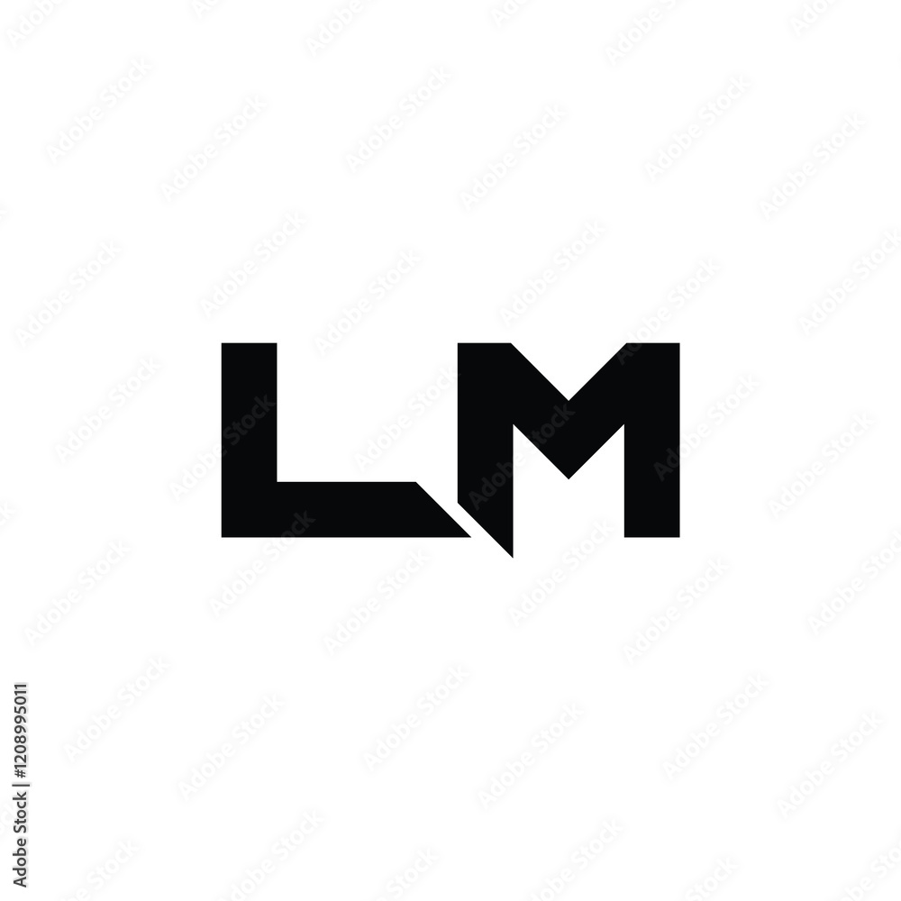 LM monogram logo design letter text name symbol monochrome logotype alphabet character simple logo LM monogram logo design letter text name symbol monochrome logotype alphabet character simple logo