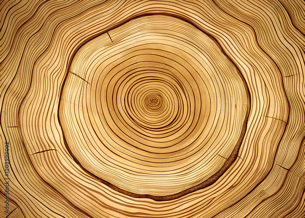 Stunning Close-up of Tree Rings. Nature's Intricate Patterns Stunning Close-up of Tree Rings. Nature's Intricate Patterns