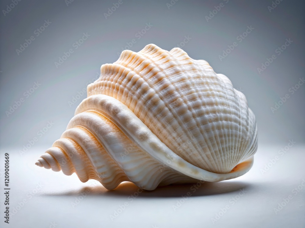 Smooth White Seashell, Minimalist Seashell Photography, Single Seashell Background, Elegant Shell Image, Beach Shell Product Photo Smooth White Seashell, Minimalist Seashell Photography, Single Seashell Background, Elegant Shell Image, Beach Shell Product Photo