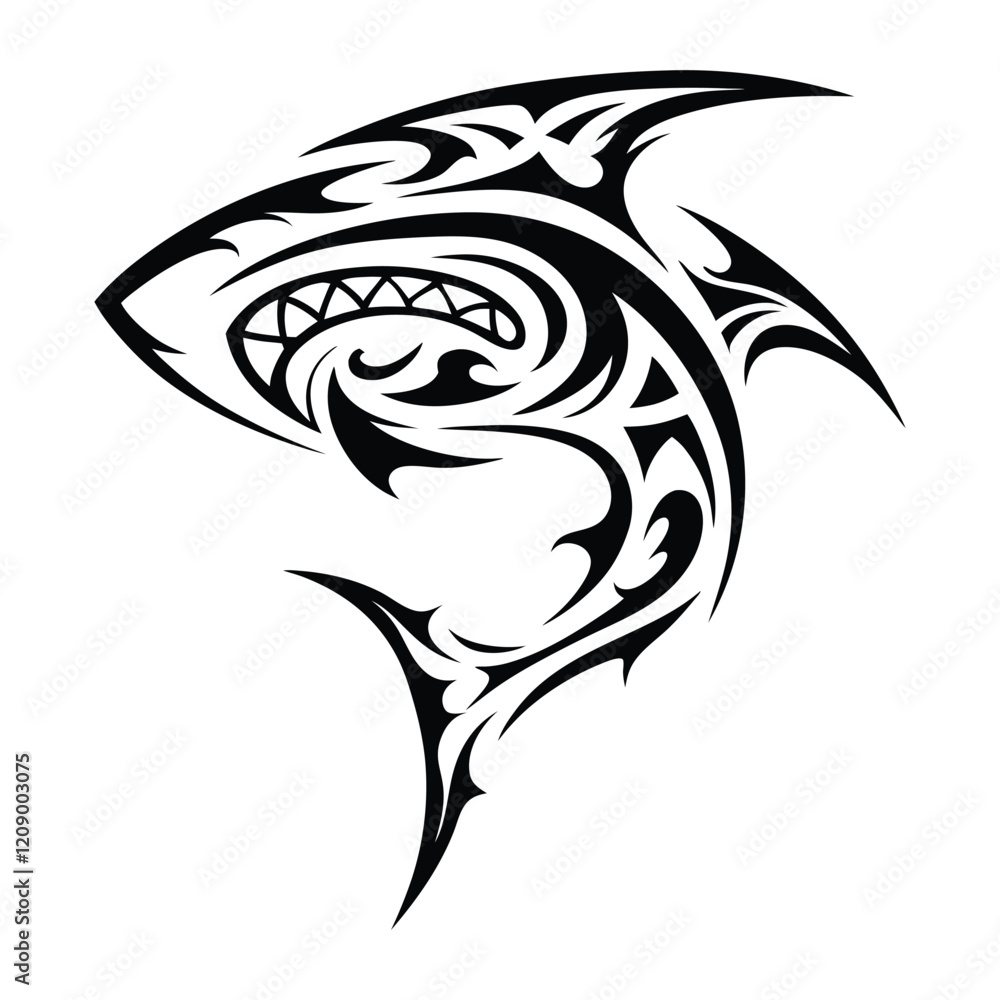 modern tribal tattoos of shark, abstract line art, and minimalist contour modern tribal tattoos of shark, abstract line art, and minimalist contour