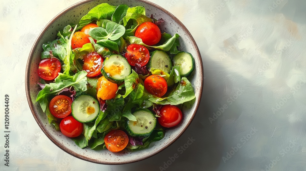 Vegetable salad in a bowl for breakfast idea, food photography for healthy food campaign. Vegetable salad in a bowl for breakfast idea, food photography for healthy food campaign.