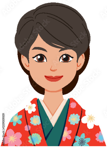 Traditional Japanese Woman Avatar