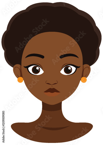 Elegant Female Avatar Illustration