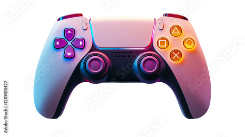 New gaming controller design enhances user experience and connectivity with advanced features isolated on transparent background photo