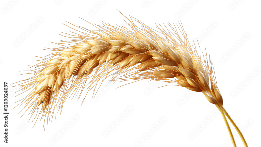 Golden Wheat Ears Isolated on Black Background: Perfect Stock Images for Agriculture, Farming, and Organic Food Industries Golden Wheat Ears Isolated on Black Background: Perfect Stock Images for Agriculture, Farming, and Organic Food Industries