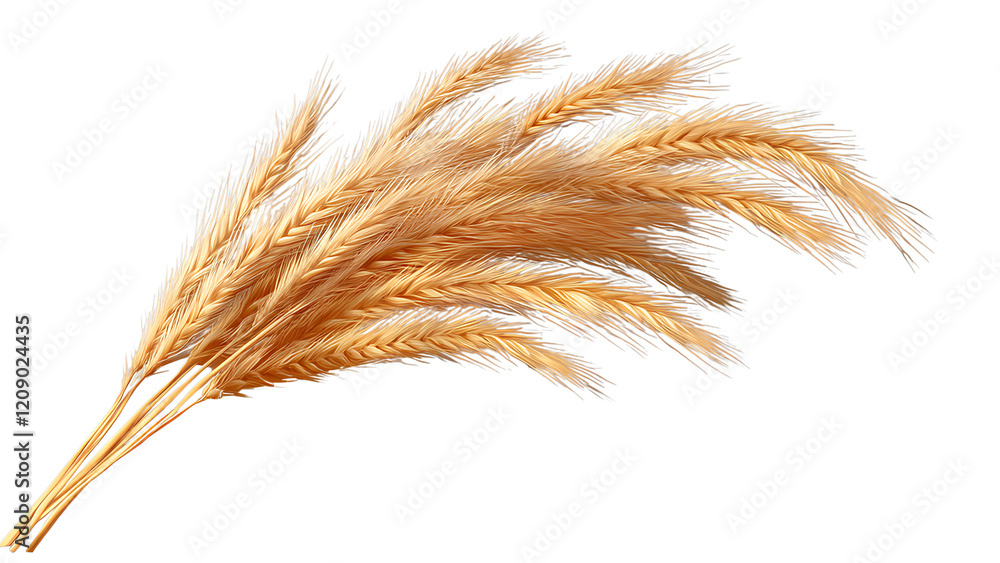 Golden Wheat Ears Isolated on Black Background: Perfect Stock Images for Agriculture, Farming, and Organic Food Industries Golden Wheat Ears Isolated on Black Background: Perfect Stock Images for Agriculture, Farming, and Organic Food Industries