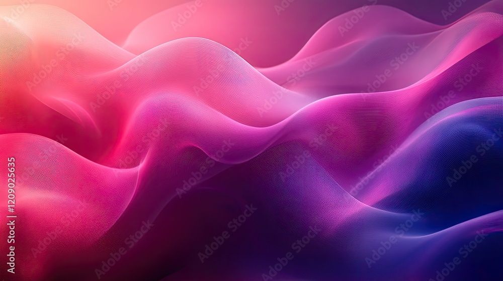 Fototapeta premium Abstract pink purple waves background design