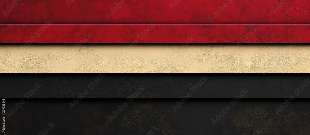 Textured Red Black and Beige Stacked Panels Background with Blank Area for Text in Horizontal Layout for Elegant Design Presentations Textured Red Black and Beige Stacked Panels Background with Blank Area for Text in Horizontal Layout for Elegant Design Presentations