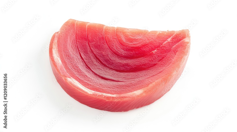 Fresh Raw Sliced Swordfish Steak in Vibrant Red Color Isolated on White Background Top View Premium Seafood Fillet for Culinary Use Fresh Raw Sliced Swordfish Steak in Vibrant Red Color Isolated on White Background Top View Premium Seafood Fillet for Culinary Use