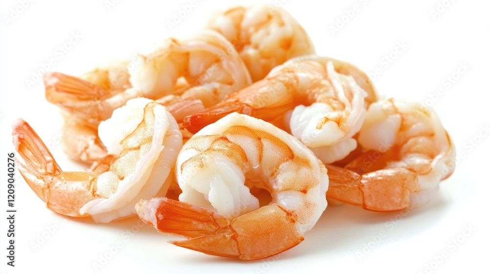 Fresh raw shrimp ready for culinary preparation on a clean white background ideal for seafood recipes and culinary presentations Fresh raw shrimp ready for culinary preparation on a clean white background ideal for seafood recipes and culinary presentations