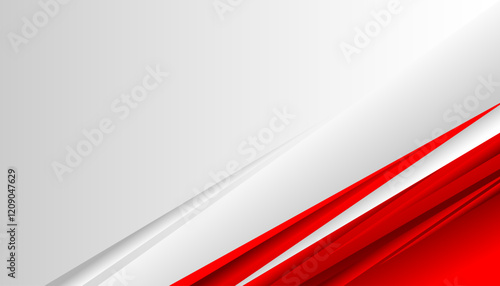 Red and white abstract corporate background. Vector illustration. Graphic concept for your design