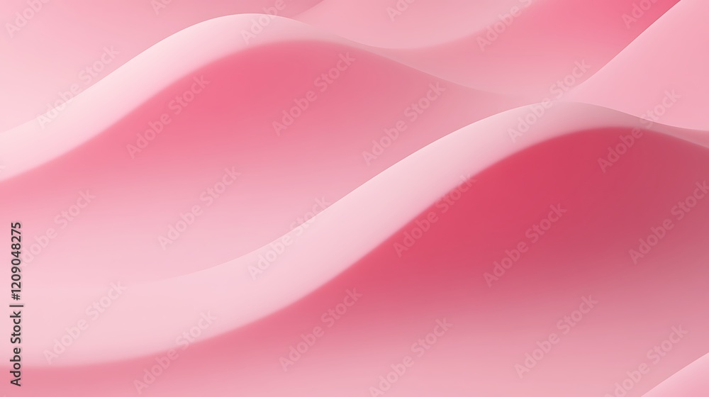 Fototapeta premium Soft Pink Waves Flowing Elegantly Across a Subtle Background in an Abstract Design for Creative Projects