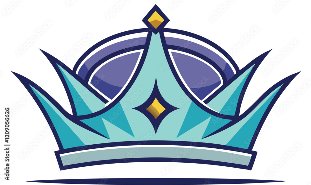 Crown vector artwork illustration. Crown vector artwork illustration.