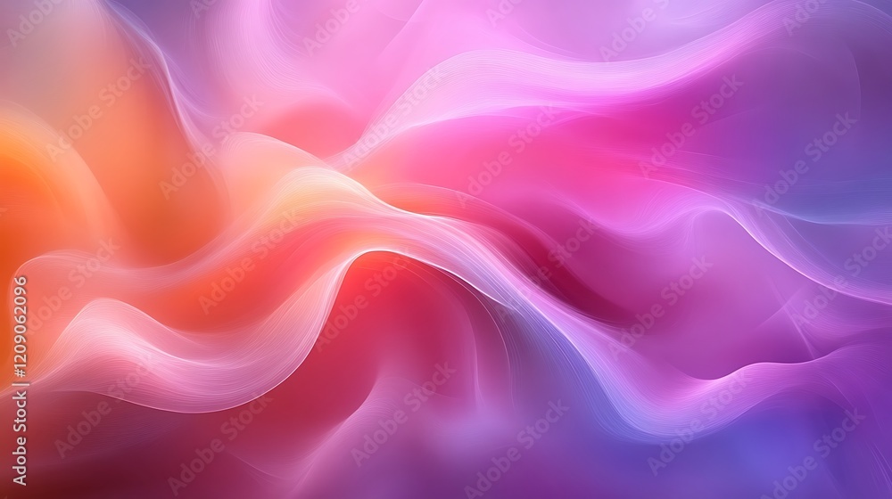Obraz premium Abstract colorful wavy background.