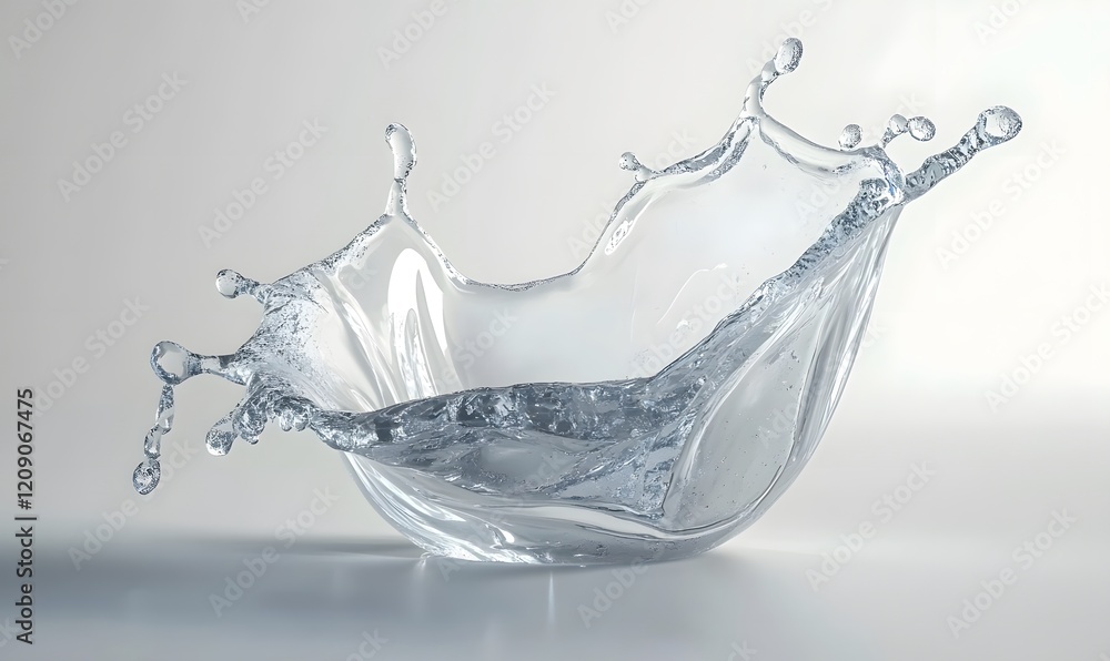 Water splash crown studio background, purity ad Water splash crown studio background, purity ad