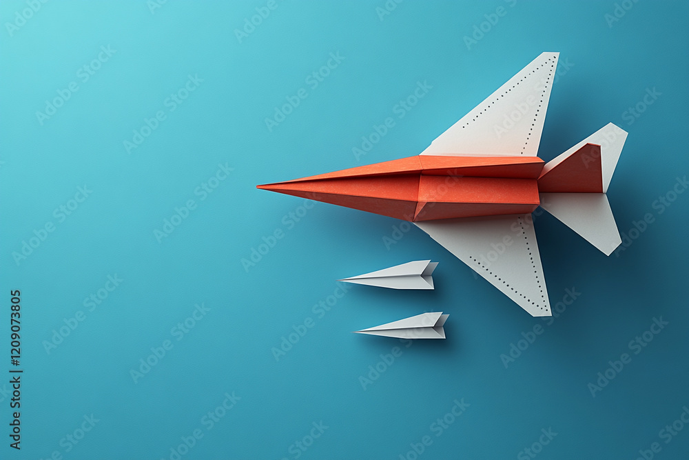 Ai generate paper airplane competition indoor space digital art creative environment top-down view innovation Ai generate paper airplane competition indoor space digital art creative environment top-down view innovation
