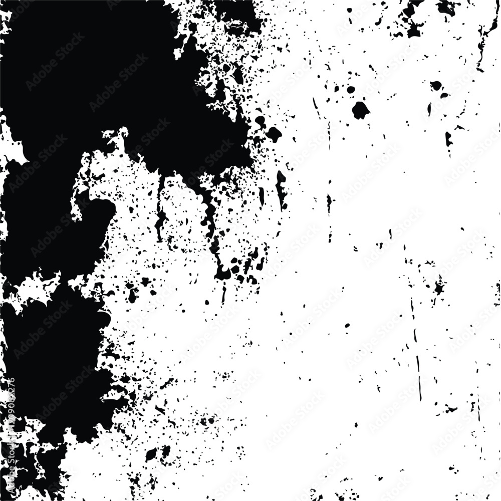 Black and White Abstract Grunge Texture background Vector