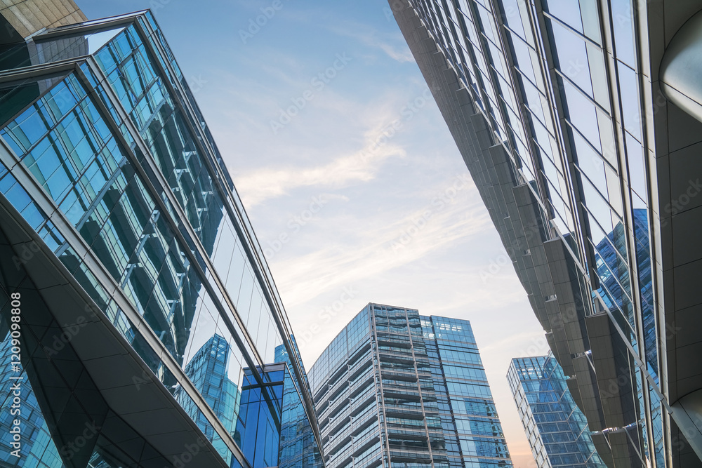 Partial close-up of modern architecture in Suzhou Business Center, Jiangsu Province, China on December 22, 2023 Partial close-up of modern architecture in Suzhou Business Center, Jiangsu Province, China on December 22, 2023