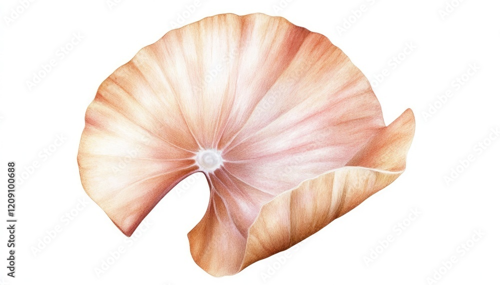 A beautifully detailed illustration of a nautilus shell showcasing intricate patterns and soft colors A beautifully detailed illustration of a nautilus shell showcasing intricate patterns and soft colors