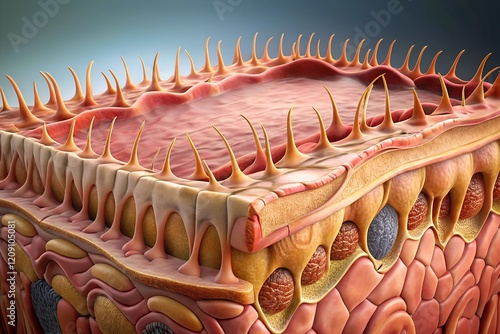 human skin tissue the subcutaneous layer