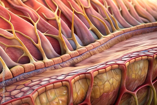 human skin tissue the subcutaneous layer