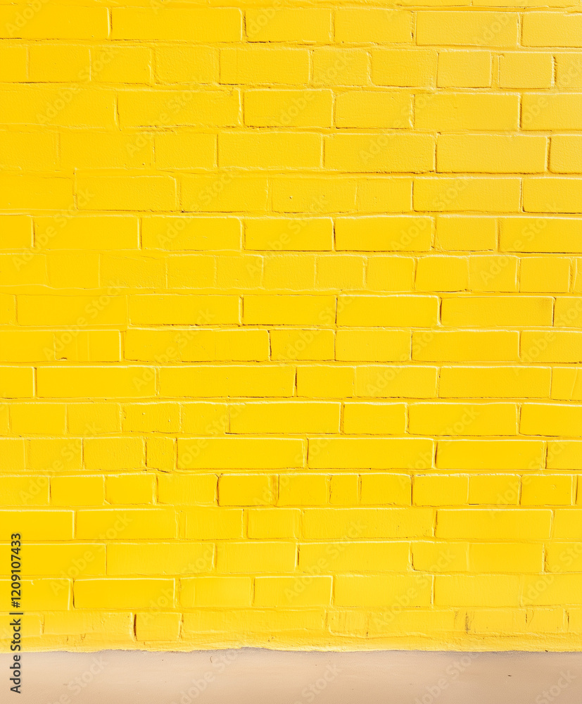 Fototapeta premium yellow wall texture background