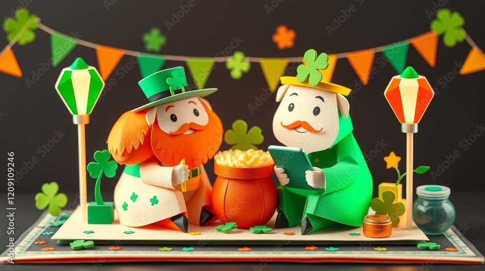 Naklejka premium St Patrick's Patrick celebration