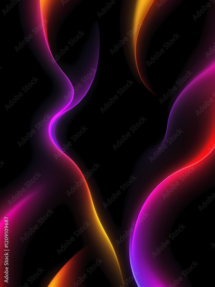 A colorful abstract background with wavy lines. A colorful abstract background with wavy lines.