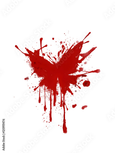 Blood drop transparent background