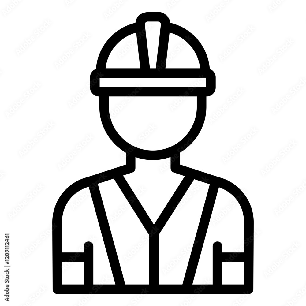 engineer Line Icon engineer Line Icon