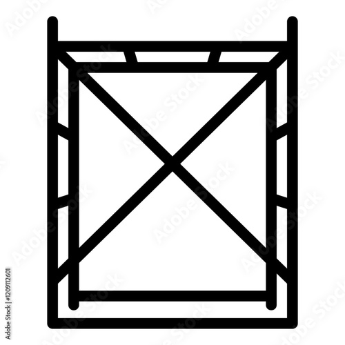 scaffolding Line Icon