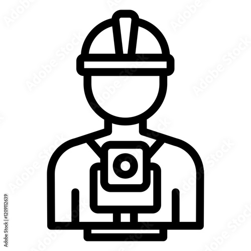 surveyor Line Icon