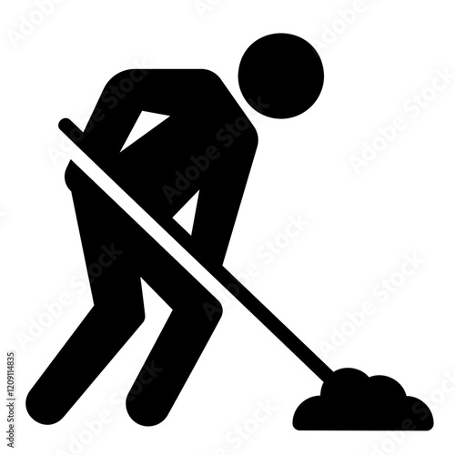 work process Solid icon