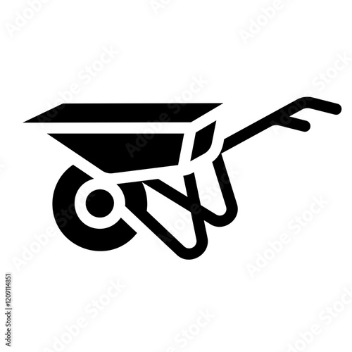 wheelbarrow Solid icon