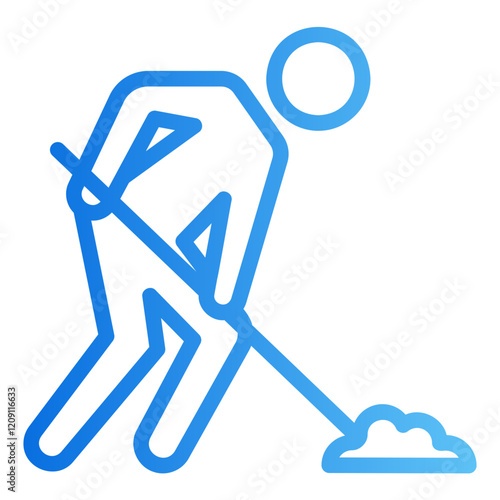 work process Gradient icon