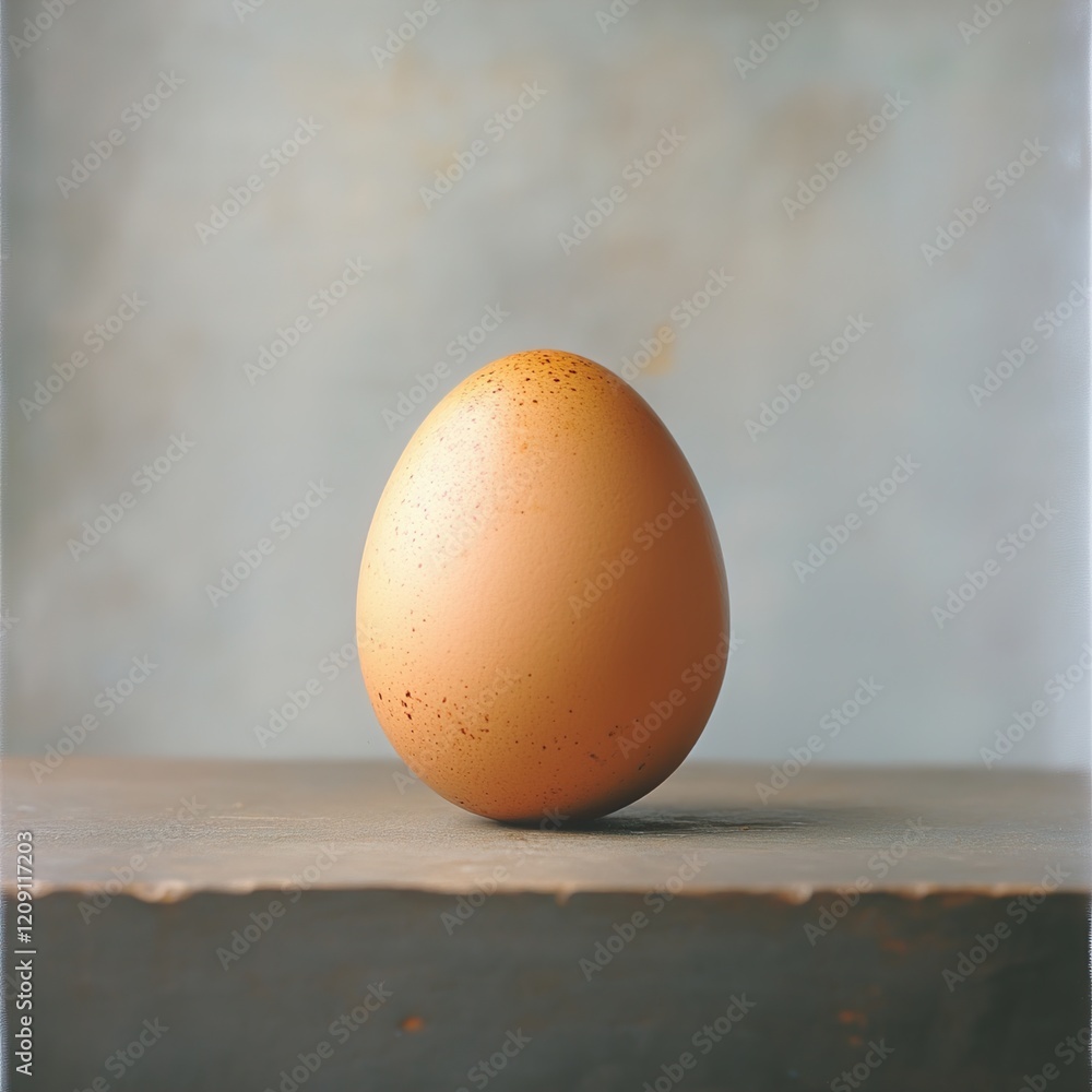 A Single Brown Egg: Still Life Photography A Single Brown Egg: Still Life Photography