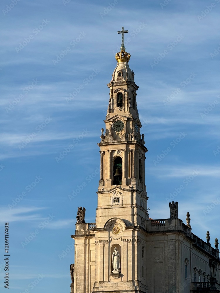 Church with large tower Church with large tower