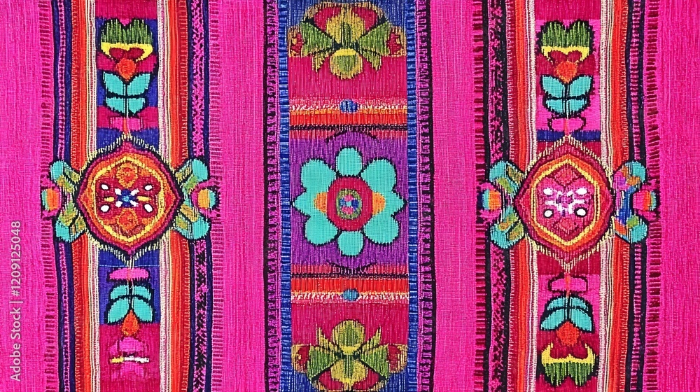 Vibrant Textile Designs: Colorful Threads & Patterns Vibrant Textile Designs: Colorful Threads & Patterns