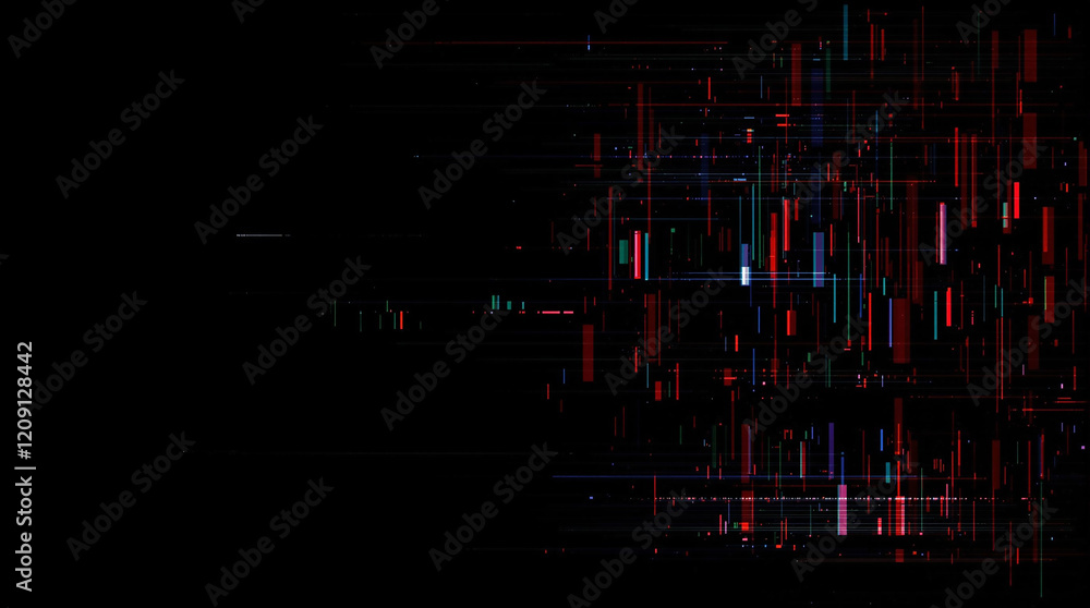 Abstract Digital Glitch Background with Vibrant Colors Abstract Digital Glitch Background with Vibrant Colors