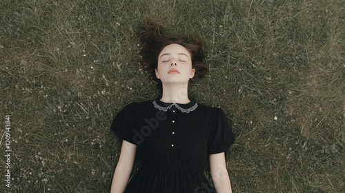 Tranquil Slumber: A young w...