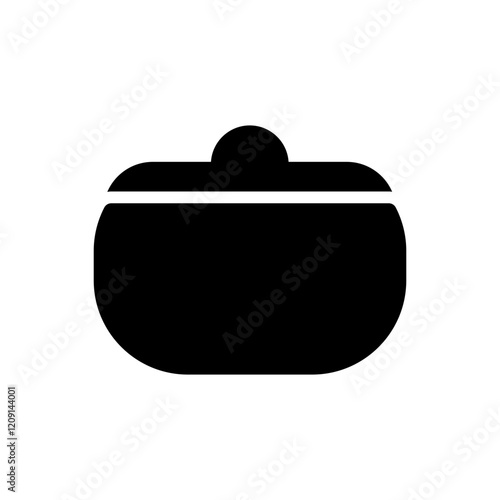 Steamer pot icon (dandang), representing cooking, steaming, or traditional Asian food preparation.