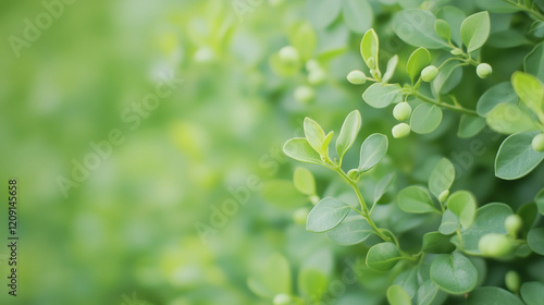 Green Harmony: Lush green f...