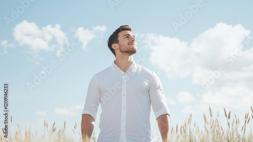 Man Contemplating Nature: A...