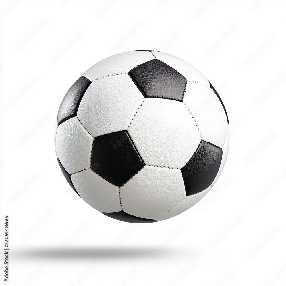 Exciting ai-generated soccer action a dynamic view of a football in motion captured in a studio environment Exciting ai-generated soccer action a dynamic view of a football in motion captured in a studio environment