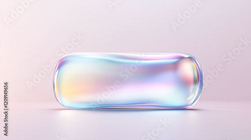 Iridescent Glass Orb: A cap...